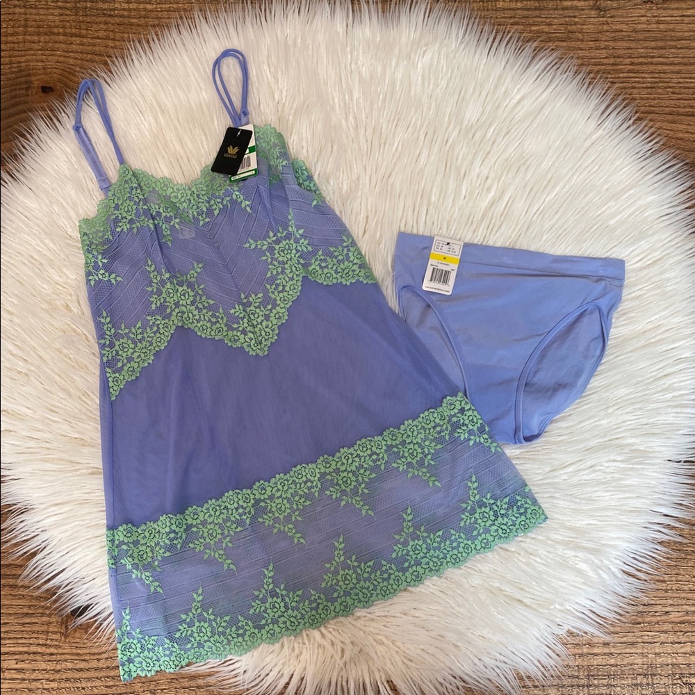 Purple and Green Chemise